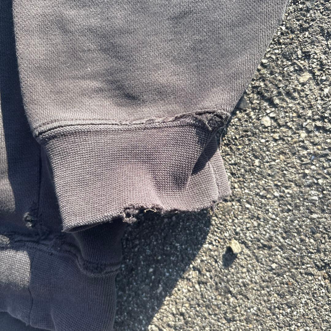 old stussy 90s ビンテージ　スウェット　フェード　ブラック　ボロ