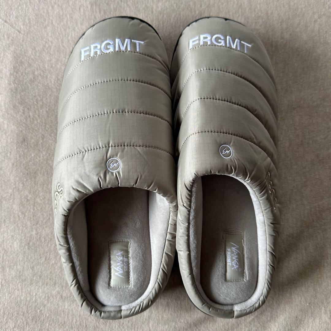 2新品 NANGA FRAGMENT SUBU ウィンター サンダル ベージュ