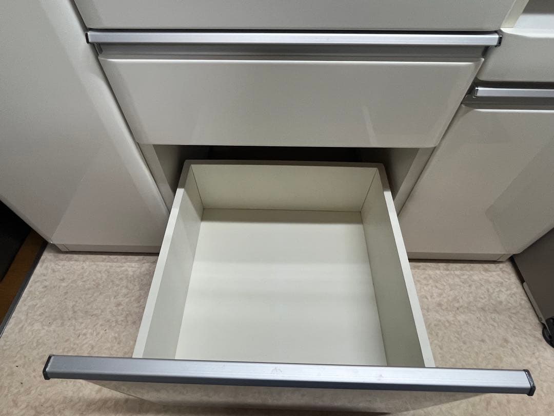 【下部のみ】ニトリ キッチンボード 120cm幅 ホワイト 食器棚