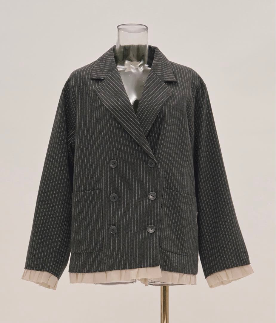 <loin nuit>フリルジャケット