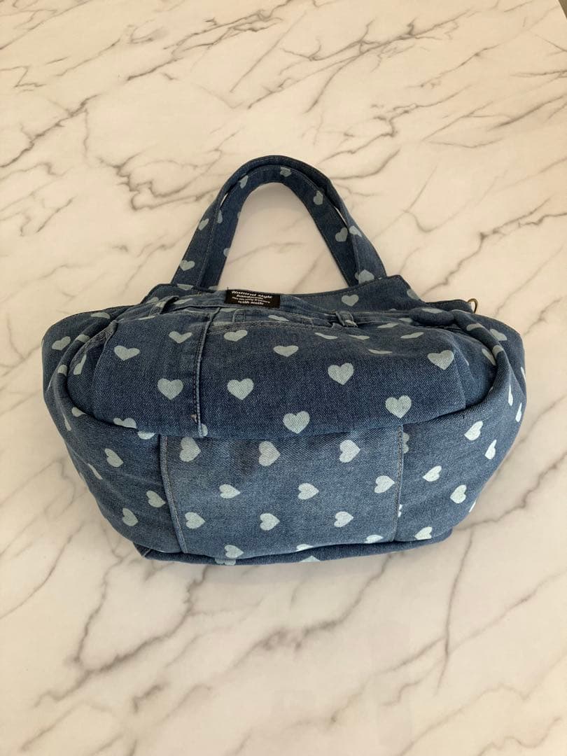 1040 ローザ　デニムリメイクバック　ハンドメイド