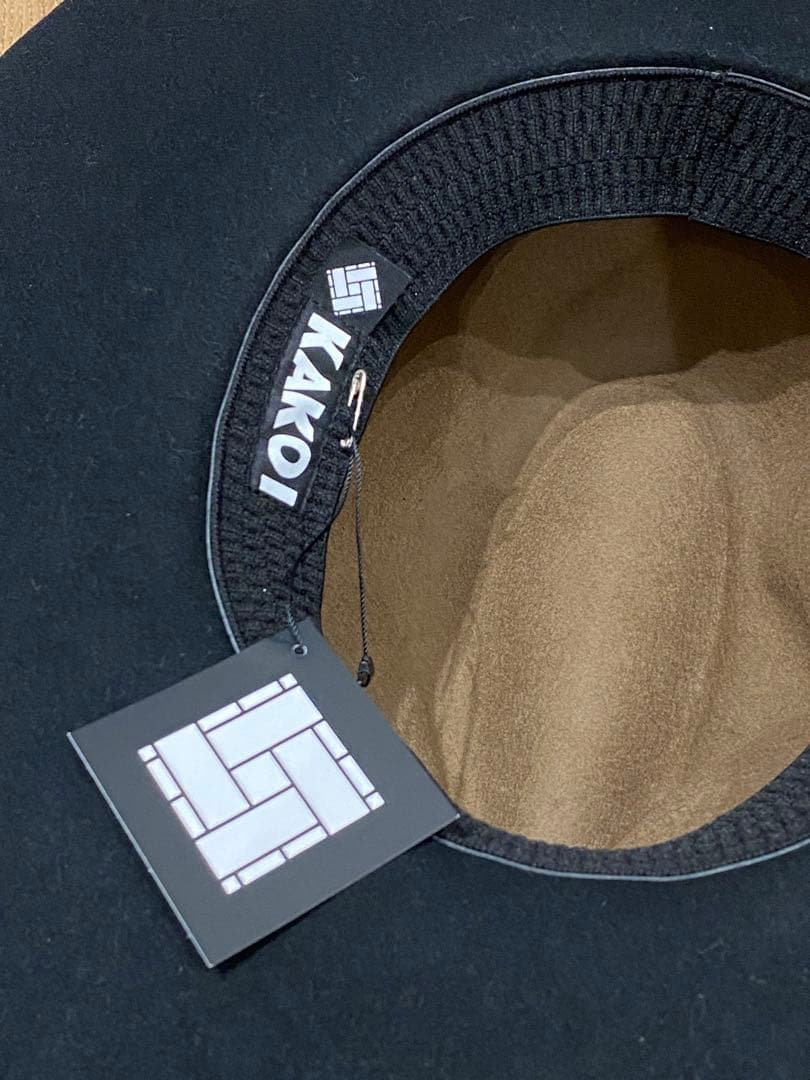 KAKOI 2TONE MOCHA HAT ウールハット 中折れ カコイ