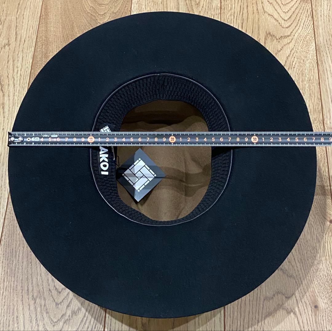 KAKOI 2TONE MOCHA HAT ウールハット 中折れ カコイ