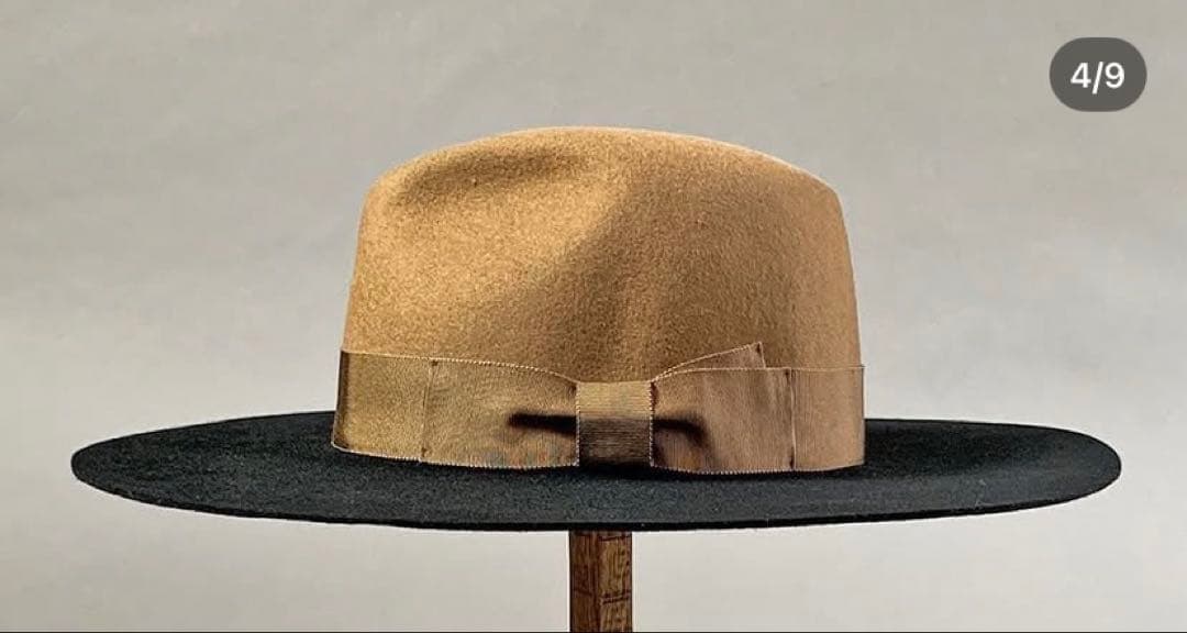 KAKOI 2TONE MOCHA HAT ウールハット 中折れ カコイ