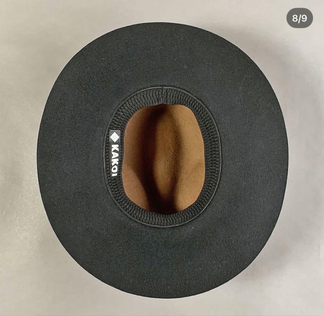 KAKOI 2TONE MOCHA HAT ウールハット 中折れ カコイ