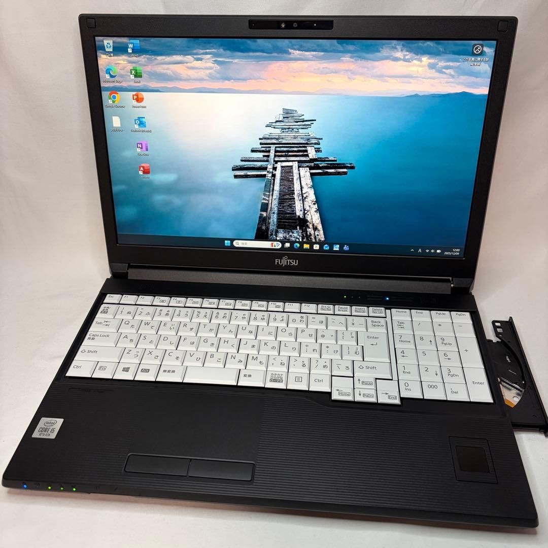 極美品 LIFEBOOK A7510 10世代 i5 16GB フルHD DVD