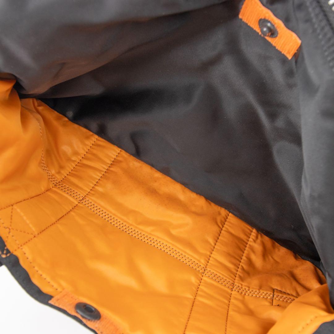 A038【ポーター／タンカー】ミニボストンバッグ　ダッフル　ナイロン　ブラック