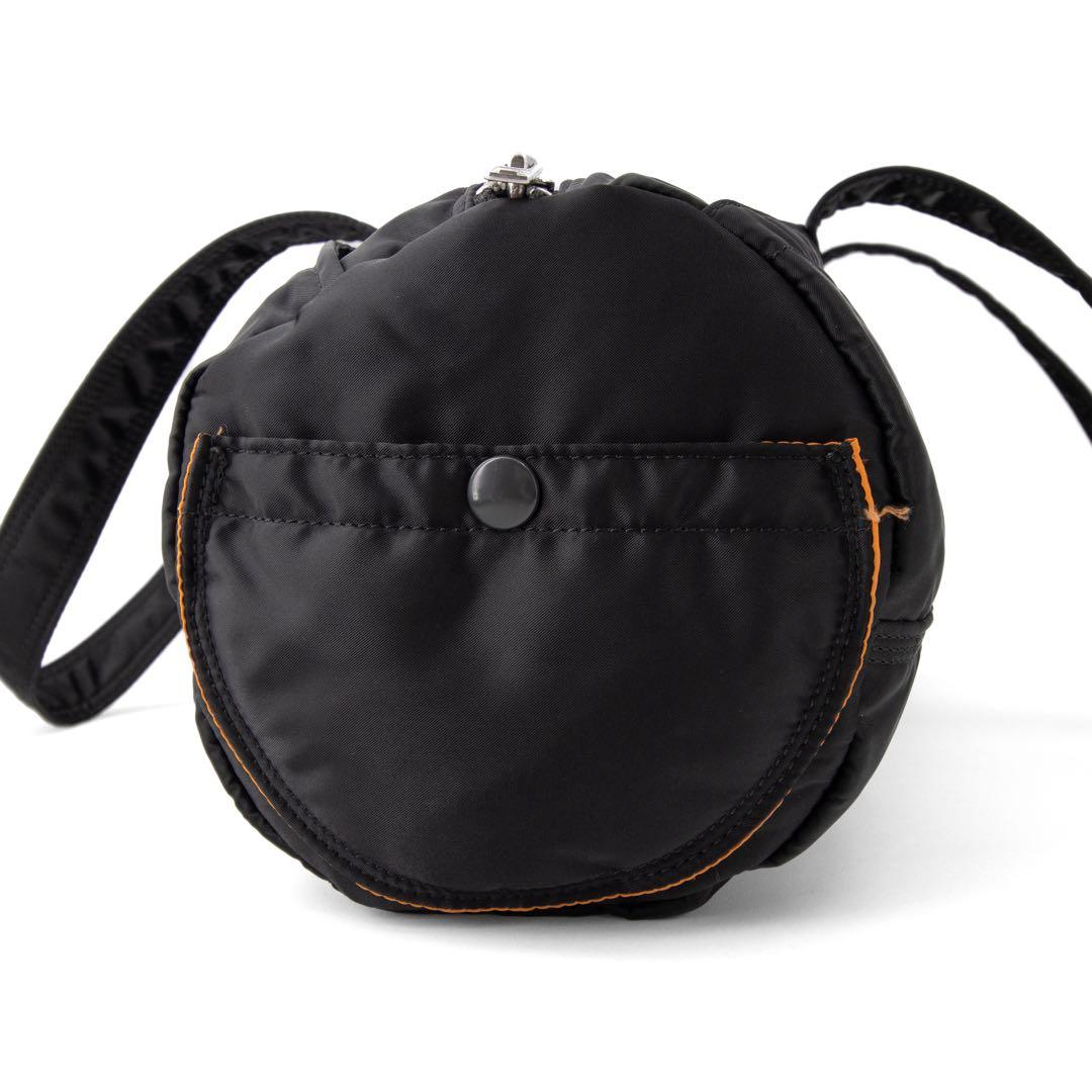 A038【ポーター／タンカー】ミニボストンバッグ　ダッフル　ナイロン　ブラック