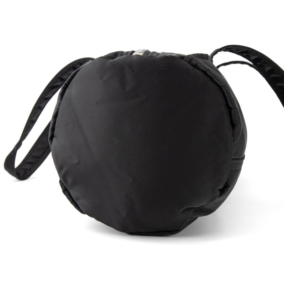 A038【ポーター／タンカー】ミニボストンバッグ　ダッフル　ナイロン　ブラック