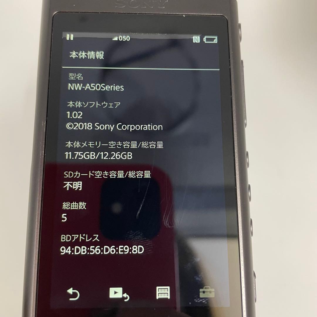 SONY WALKMAN NW-A55 本体・ケーブルのみ