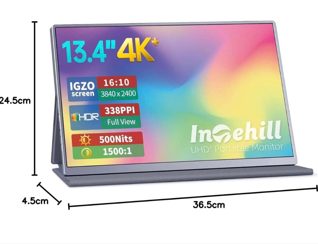 訳があり モバイルモニター 4k 13.4 インチ IGZOスクリーン
