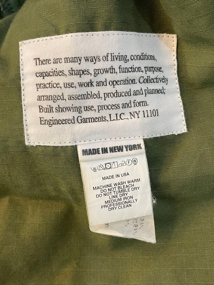 エンジニアドガーメンツ EXPLORER SHIRT JACKET USA