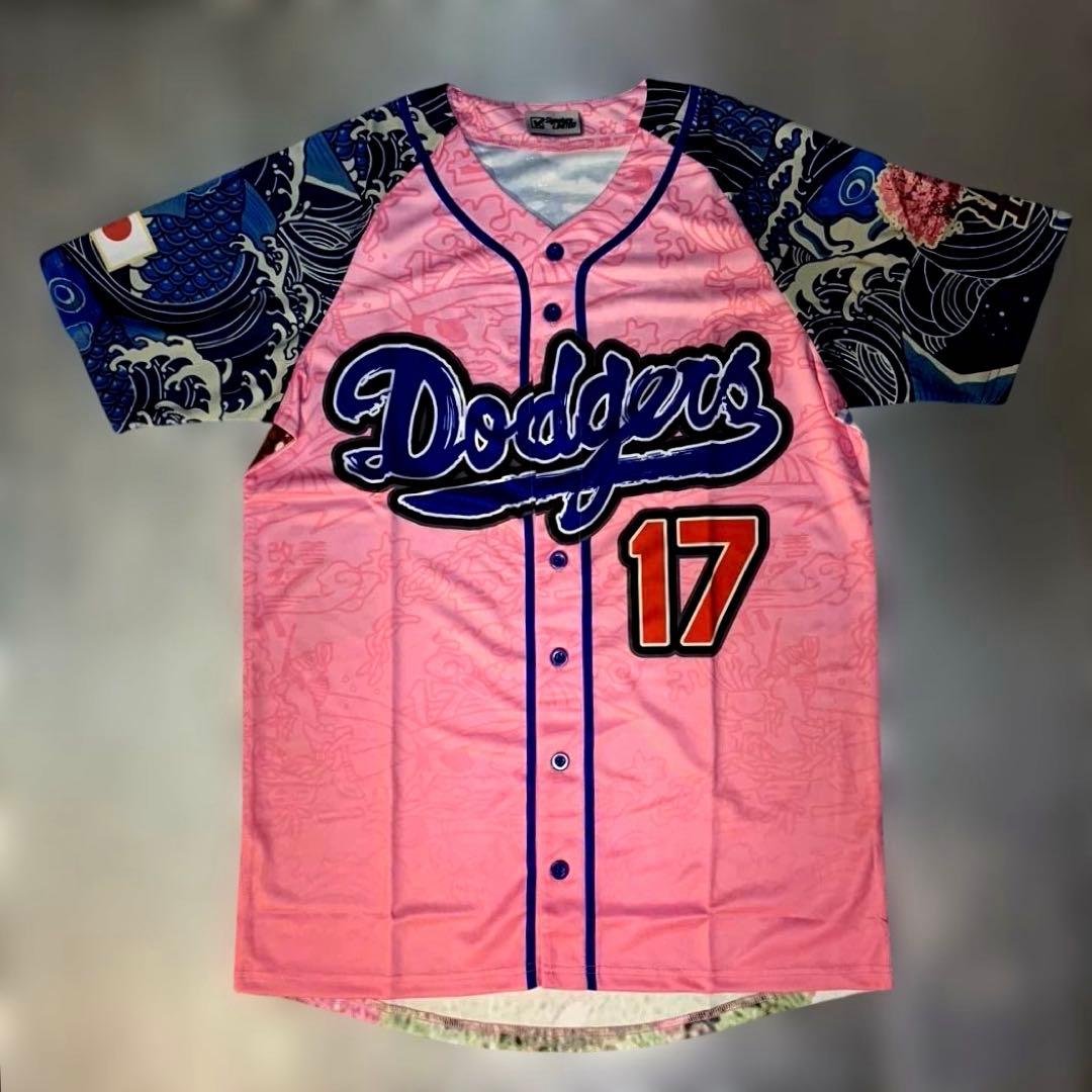 大谷翔平　ドジャース　ジャパニーズヘリテージナイトⅡ　桜吹雪ユニフォーム　激レア