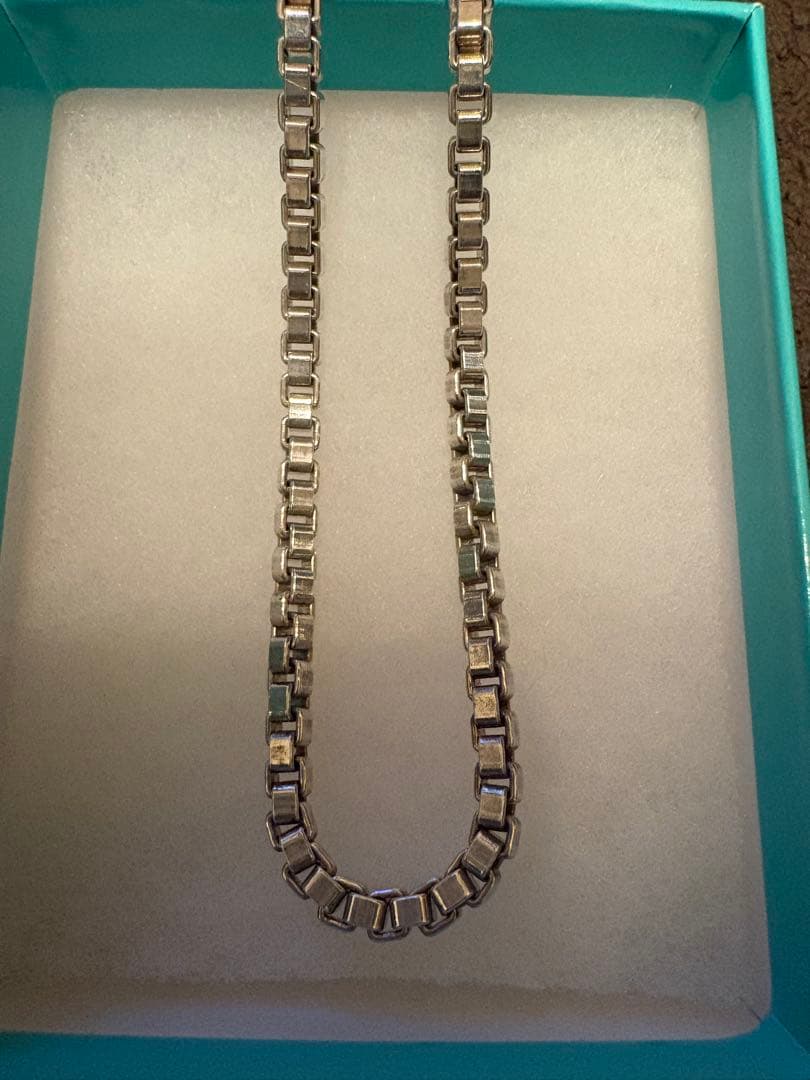 おこめ　Tiffany & Co. シルバーチェーンネックレス 90㎝