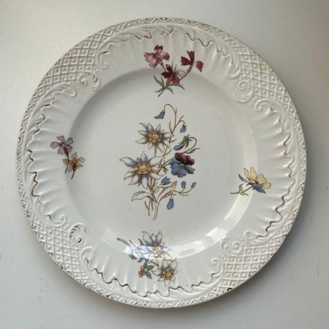 サルグミンヌ　リギ　デザートプレート　フランスアンティーク