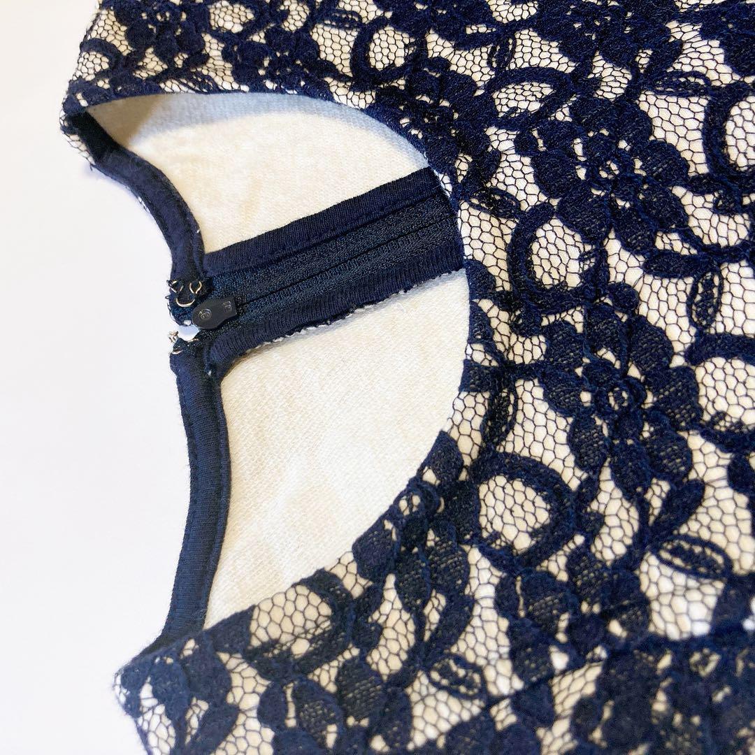 anyFAM120size ネイビーレース セレモニー 入学 卒園 フォーマル