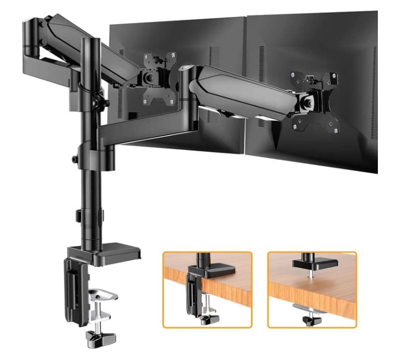 27インチhpデュアルモニターセット