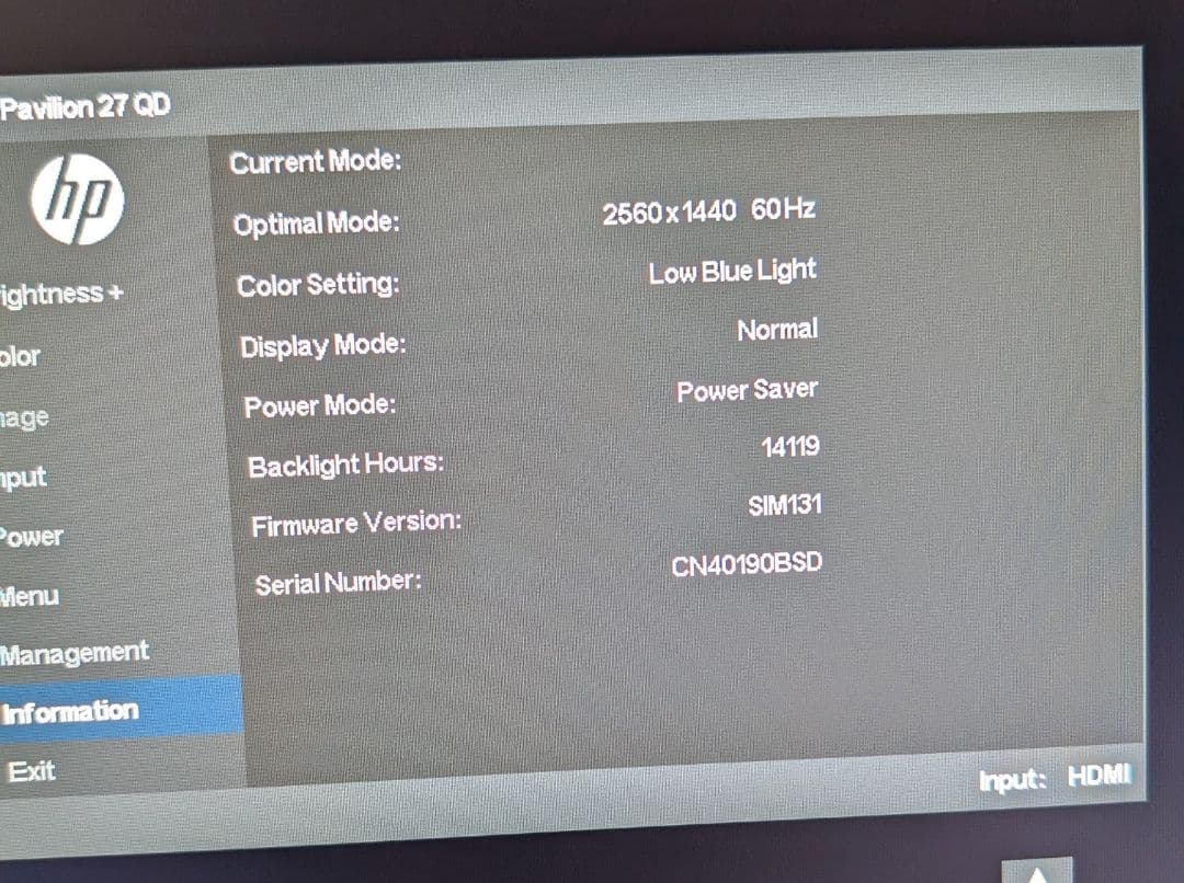 27インチhpデュアルモニターセット