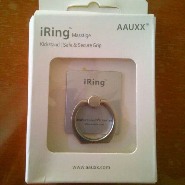 アイリング iPhone/Android 落下防止(グレイシャーシルバー)