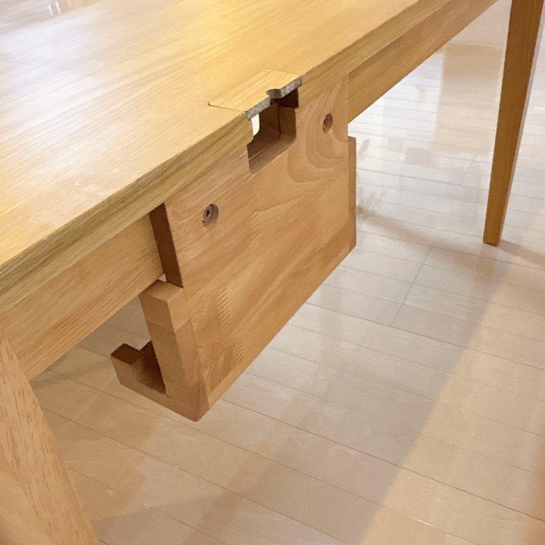 【美品】ベルメゾン パソコンデスク 木製 ナチュラル 学習机 120×50 cm