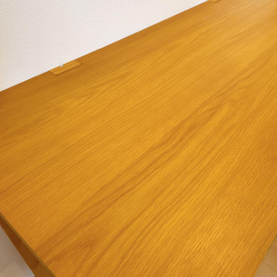 【美品】ベルメゾン パソコンデスク 木製 ナチュラル 学習机 120×50 cm