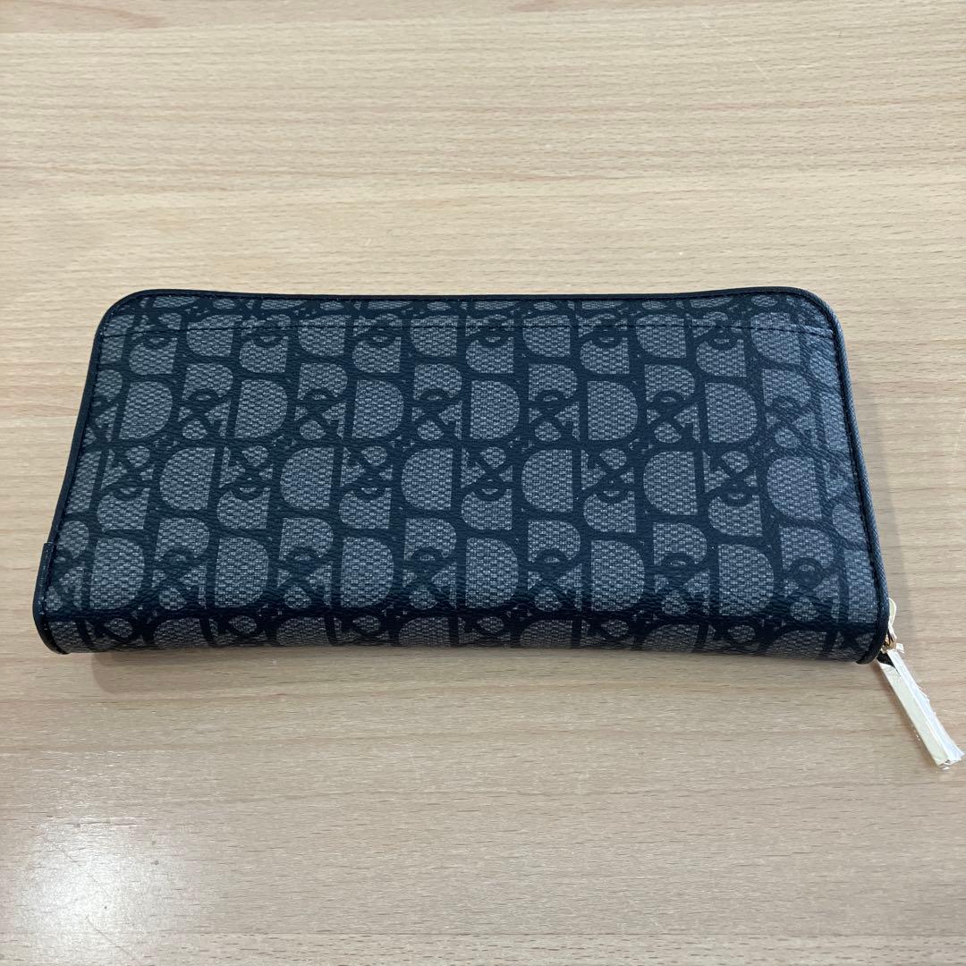 【新品未使用】ピンキー&ダイアン＊パドロック/ラウンドファスナー長財布　黒系