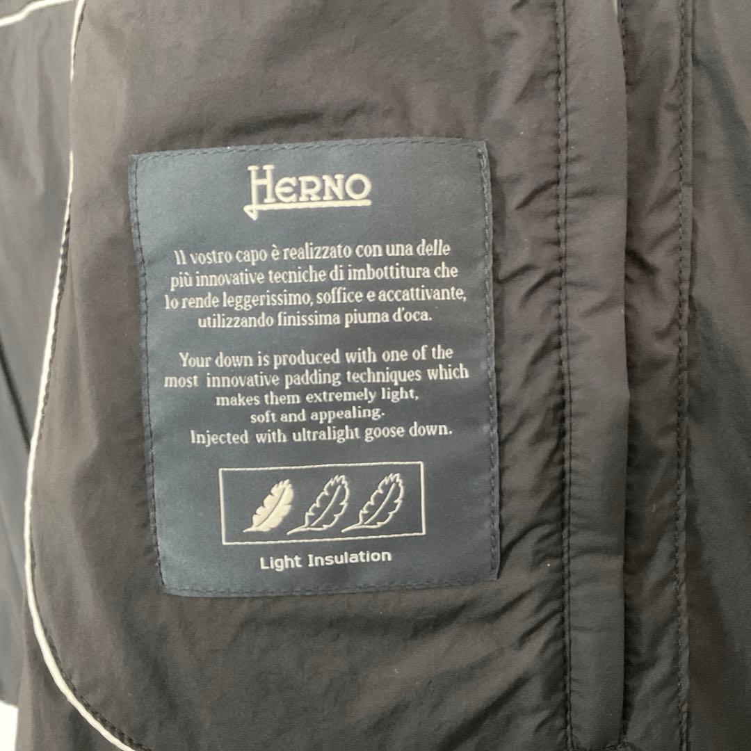 【美品】HERNO LEGEND ダウンベスト　48 ブラック