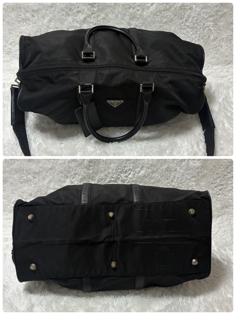 PRADA プラダ　ボストンバック　2way ナイロン　三角ロゴ