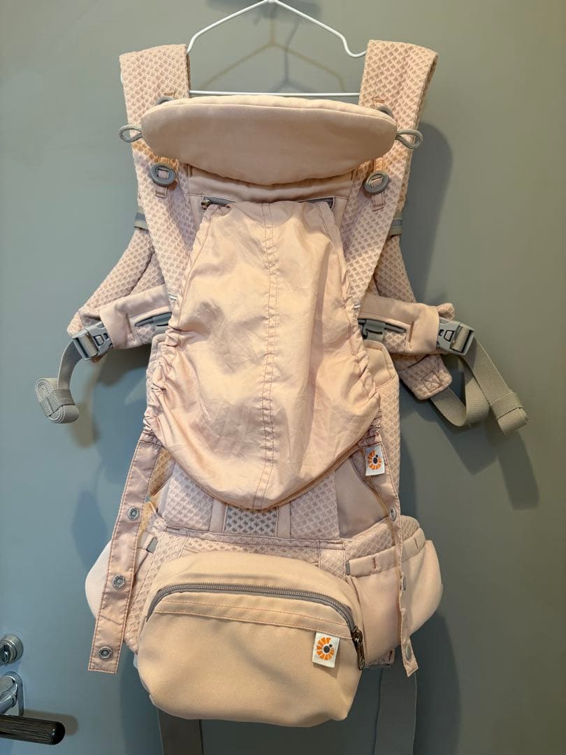【中古超美品】エルゴベビー 抱っこ紐 オムニブリーズ ピンククォーツ