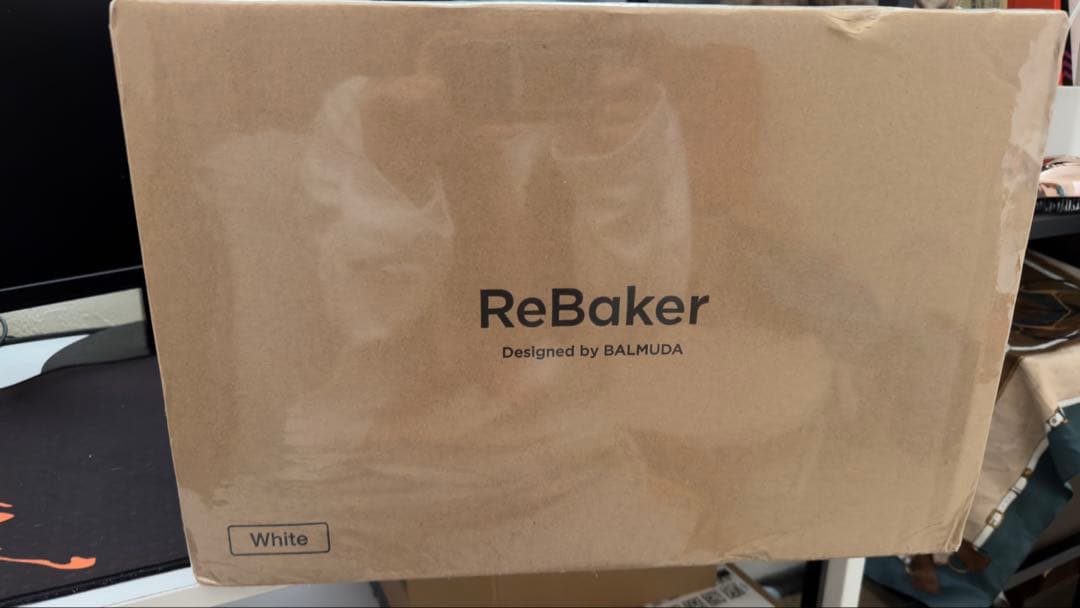 バルミューダReBaker ホワイト トースター