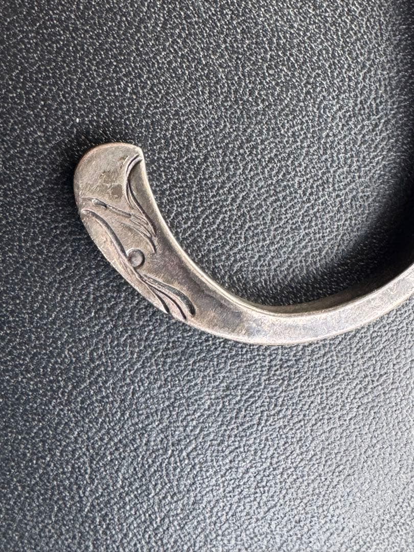 イーグル顔ブレスレット　シルバー　Mサイズ