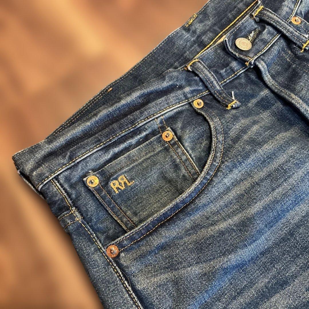 RRL ヴィンテージ５ポケット ストレート デニム ダブルアールエル