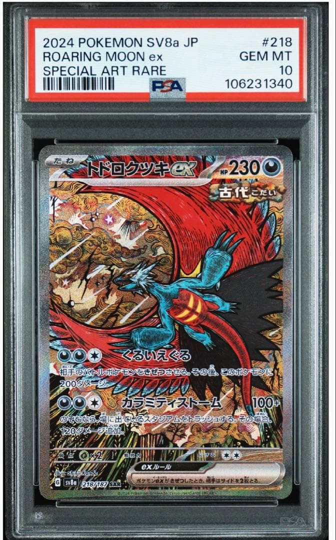 タケルライコex SAR トドロクツキex SAR PSA10 連番セット