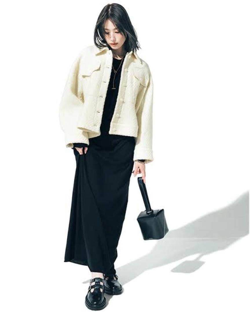 新品 完売品 ルフィル LE PHIL ロービングカルゼジャケット ホワイト F