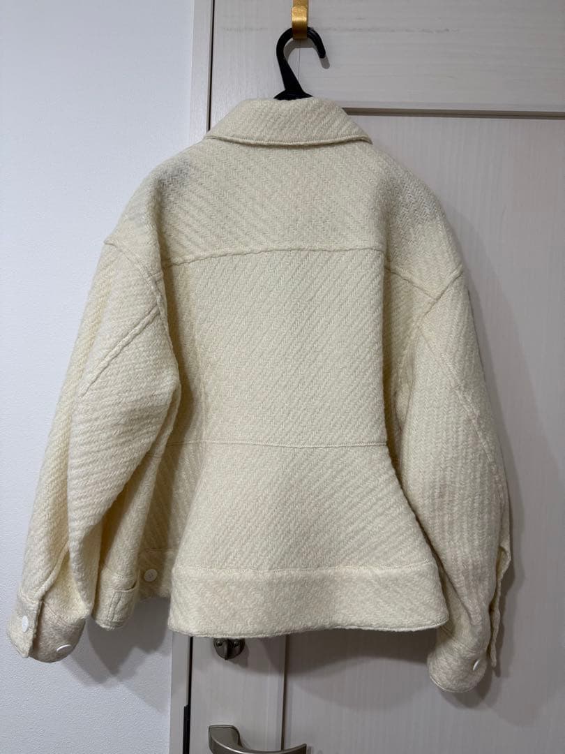 新品 完売品 ルフィル LE PHIL ロービングカルゼジャケット ホワイト F