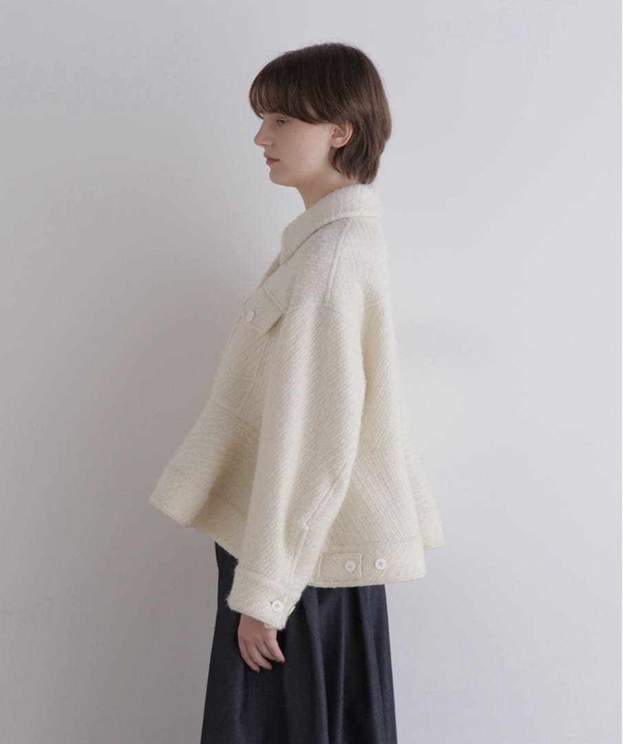 新品 完売品 ルフィル LE PHIL ロービングカルゼジャケット ホワイト F