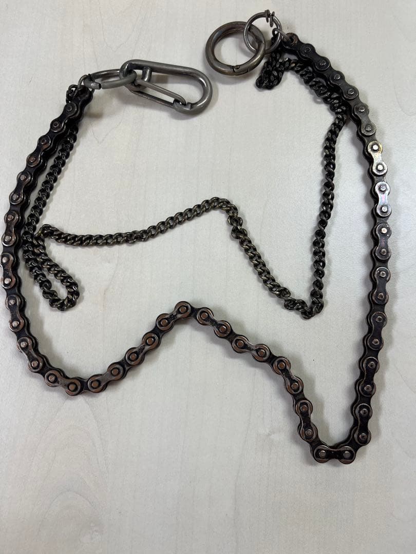 レア！特別価格/ジョンガリアーノ/シルバー ウォレットチェーン サイクルチェーン
