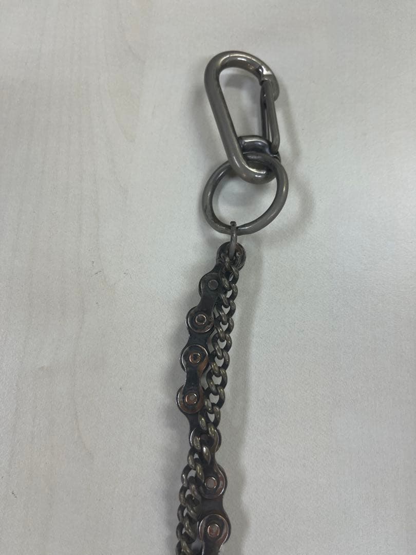 レア！特別価格/ジョンガリアーノ/シルバー ウォレットチェーン サイクルチェーン