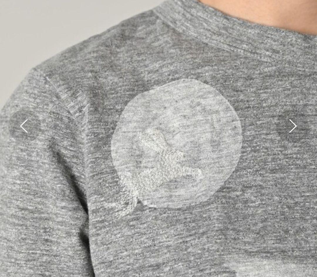 45R Tsu.ki.miiブル刺繍の四角Tシャツ(再び・トップ)