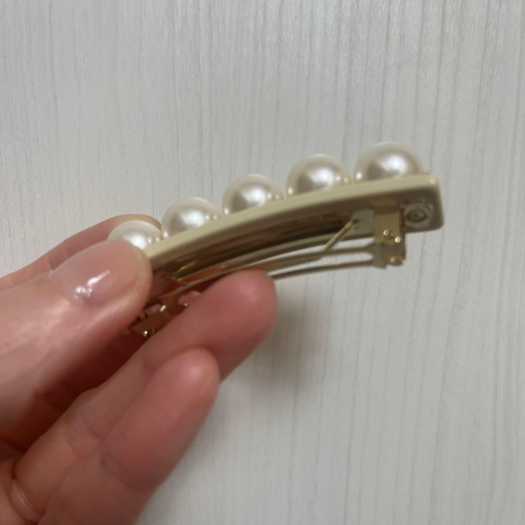 アレクサンドル ドゥ パリ　ベージュ　 6cm バレッタ　新品未使用