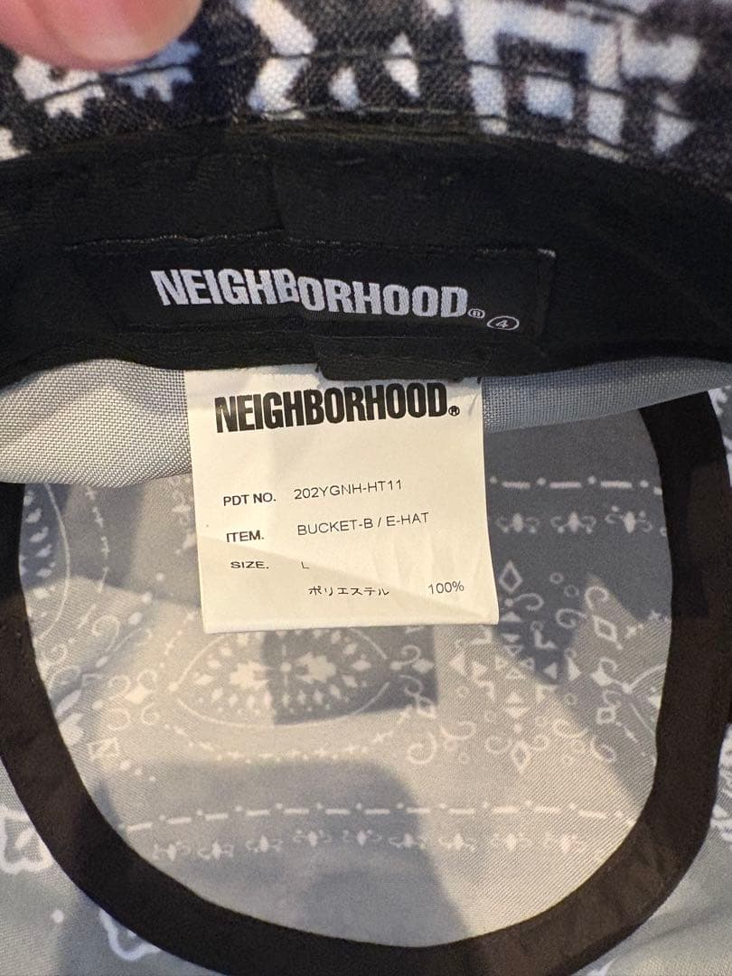ネイバーフッド バケットハット ペイズリー