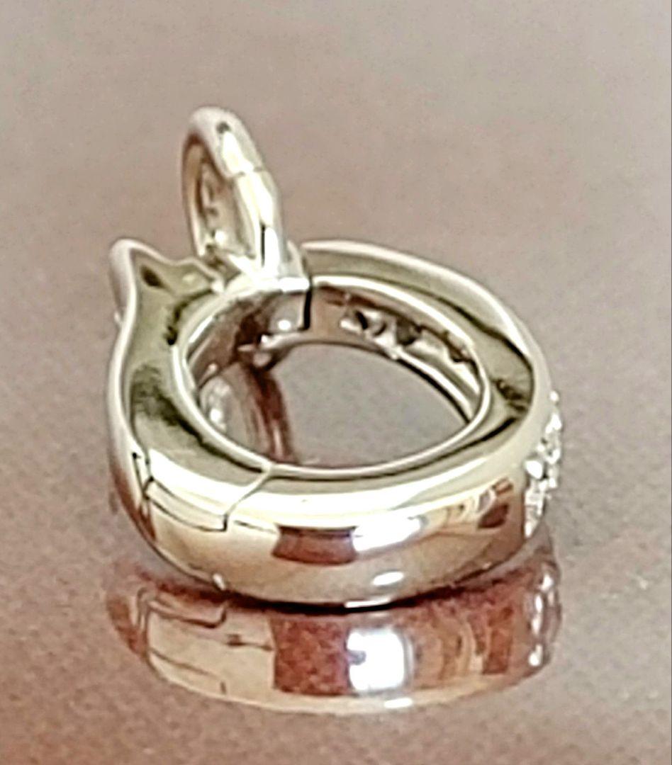 ☆新品未使用☆K18WG&天然ダイヤモンド マルチバチカン チャーム gstv