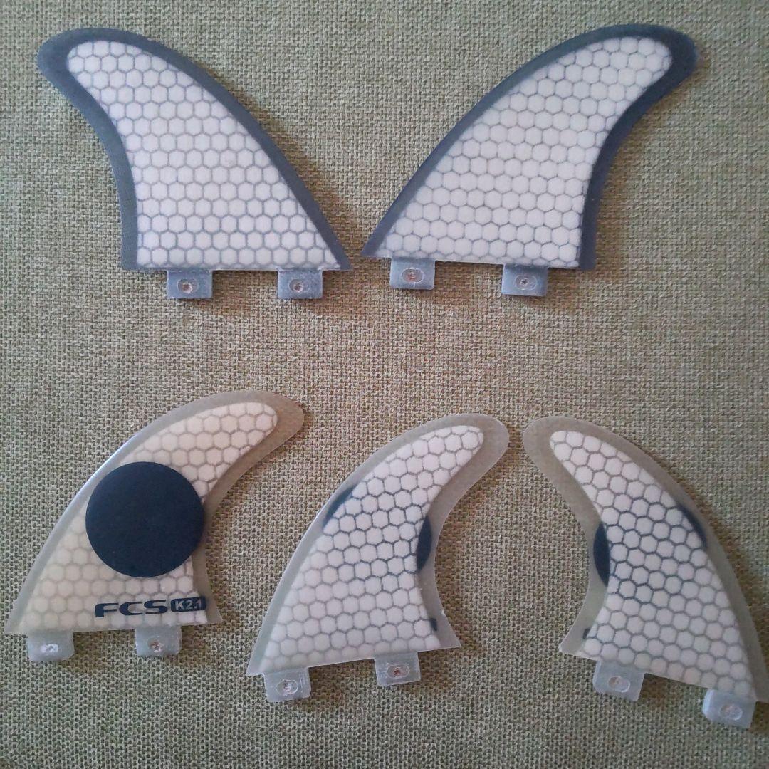 FCS K2.1 サーフボードフィン 5枚セット Mサイズ