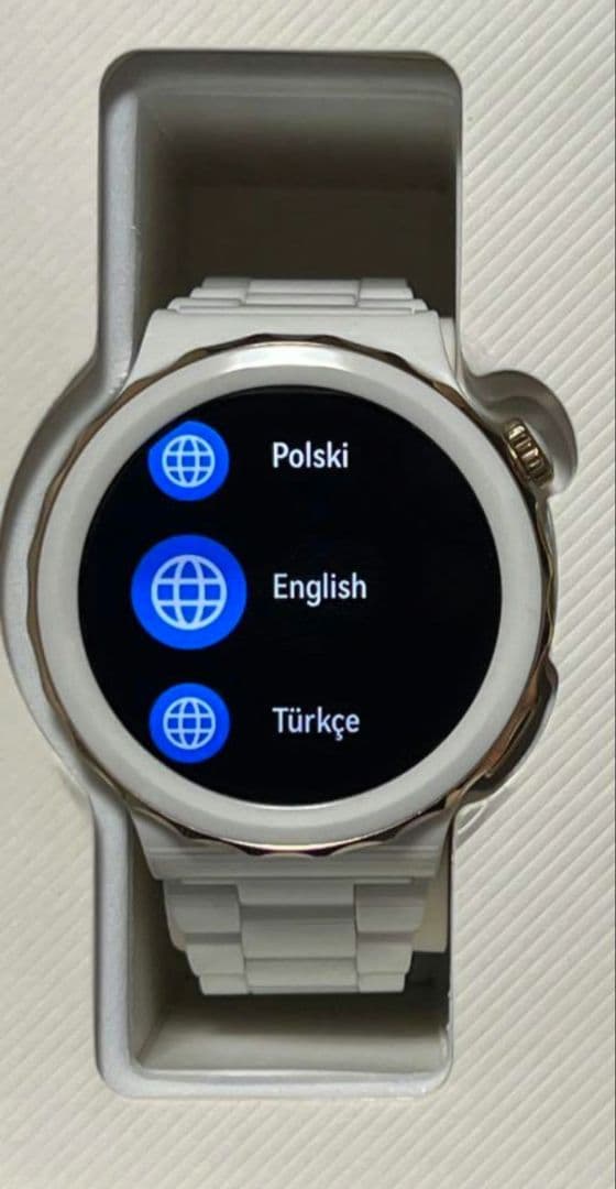 HUAWEI Watch GT3 Pro エレガントモデル　ホワイト×ゴールド