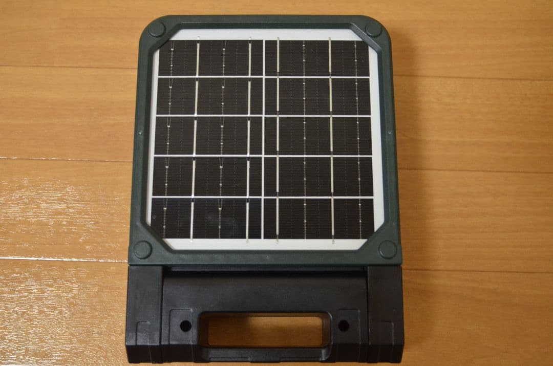 ポータブルファン ソーラーパネル対応