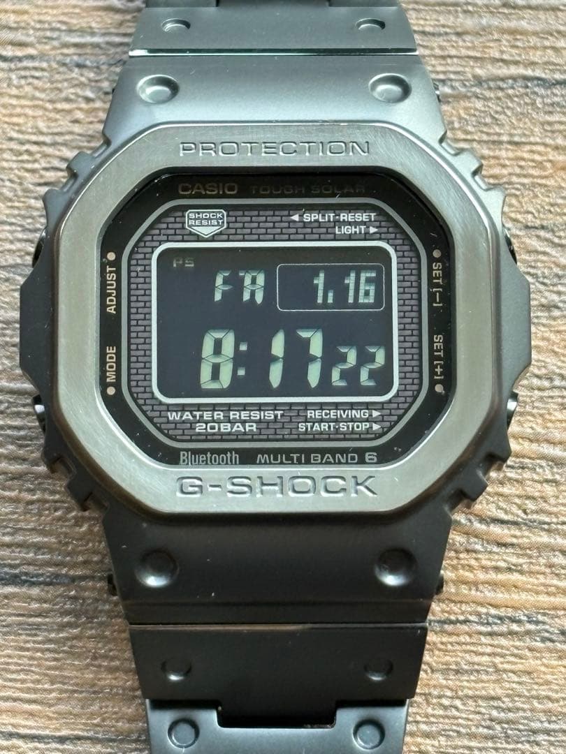 美品　G-SHOCK GMW-B5000MB-1JF ブラック 電波ソーラー