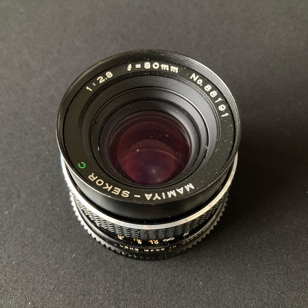 MAMIYA Sekor C 80mm f/2.8 レンズ