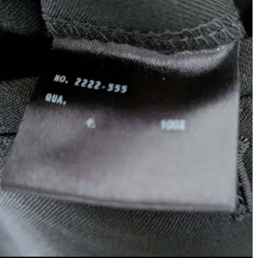 ラッドミュージシャン　2タックワイドフレアパンツ　スラックス　ブラック