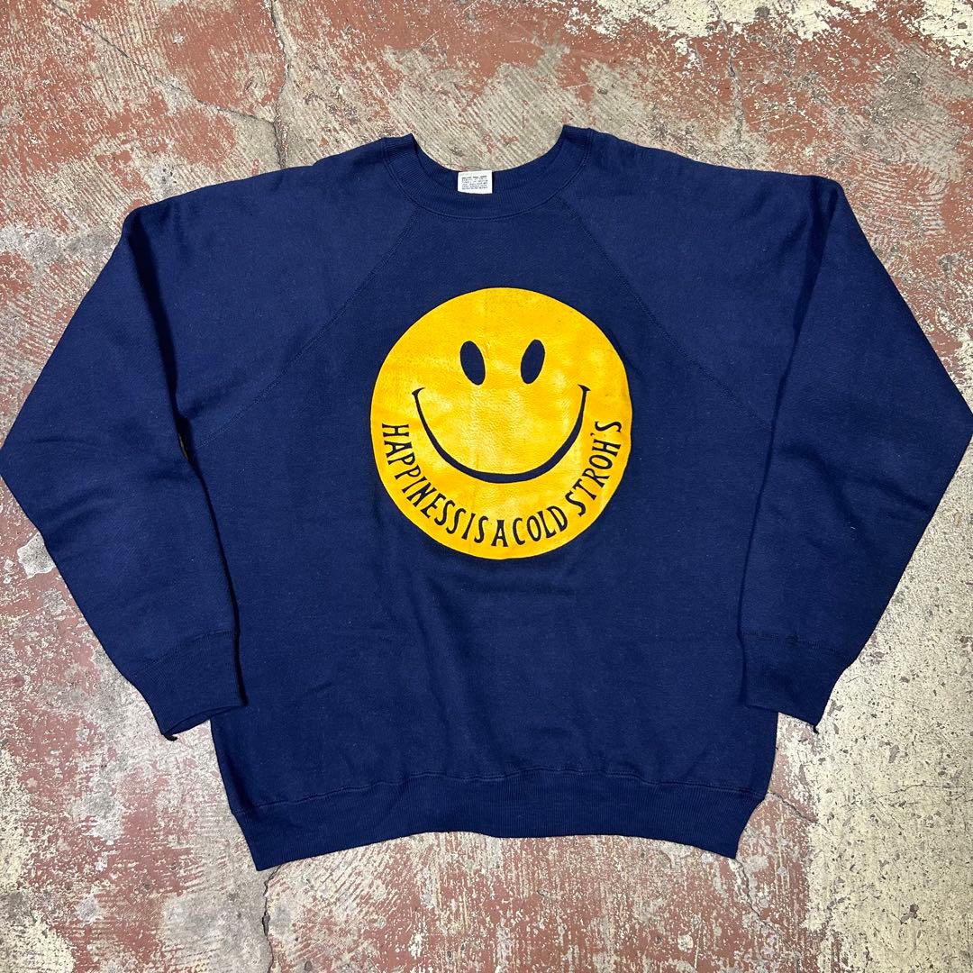 た*ん様 60s〜 wilson スウェット スマイル USA製 L ビンスエ