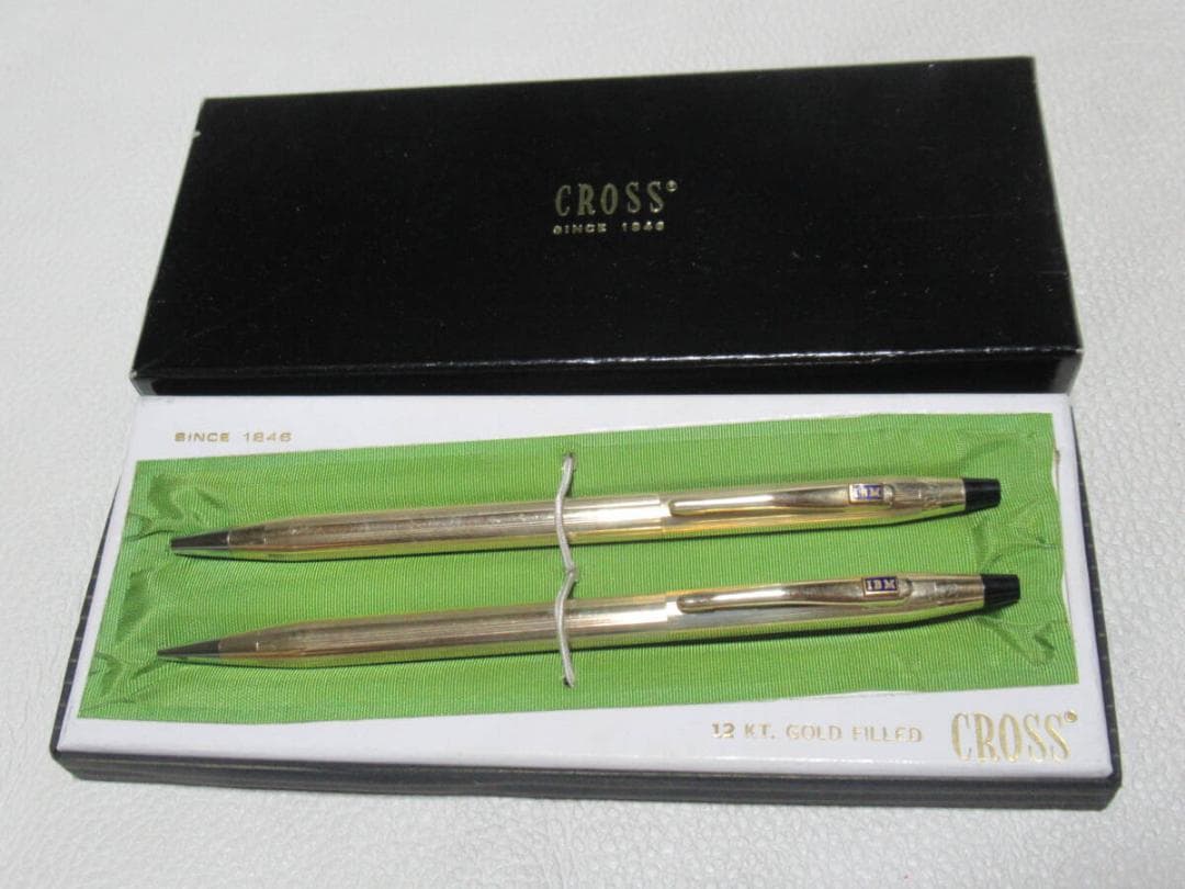 ◆非売品 未使用1970年代！クロス 企業物:IBM シャーペンとボールペン2本